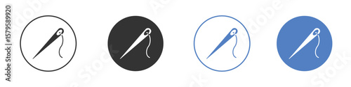 Needle icon concept. solid style icon designs for website, app, UI.