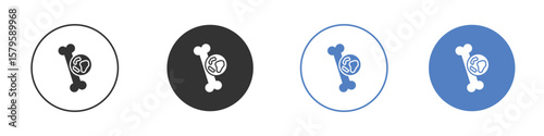 Multiple myeloma icon concept. solid style icon designs for website, app, UI.