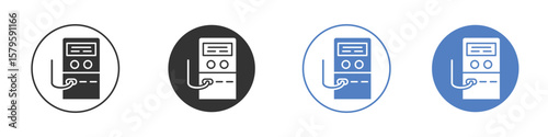 Dialysis icon concept. solid style icon designs for website, app, UI.