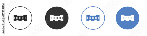 Car gasket icon concept. solid style icon designs for website, app, UI.