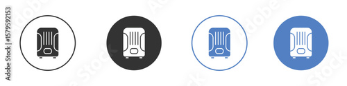 Air purifier icon concept. solid style icon designs for website, app, UI.