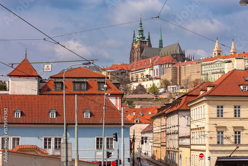 St Vitus Cathedral and Mala Strana in Prague, Czech Republic