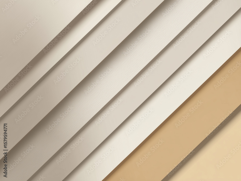 Fototapeta premium Clean business background with soft diagonal lines and neutral color palette