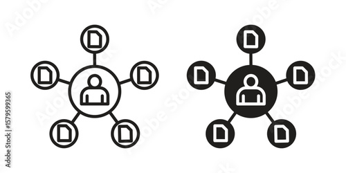 Multitask icon vector, sign and symbol for design, website or apps elements.