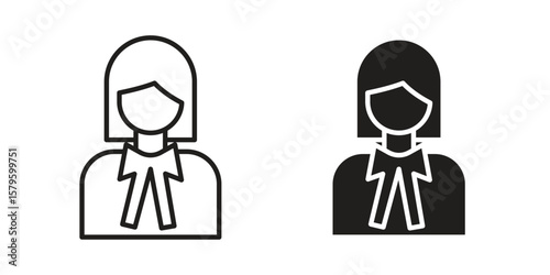 Lawyer icon vector, sign and symbol for design, website or apps elements.