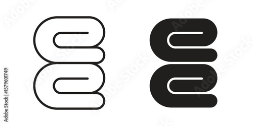 blanket icon vector, sign and symbol for design, website or apps elements.