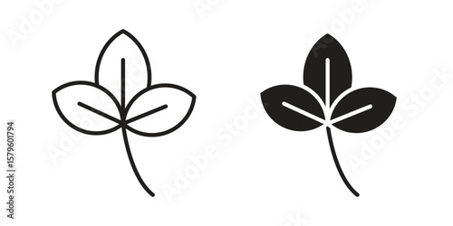 Basil icon vector, sign and symbol for design, website or apps elements.