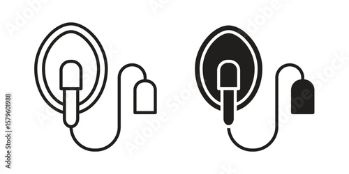 Anesthesia icon vector, sign and symbol for design, website or apps elements.