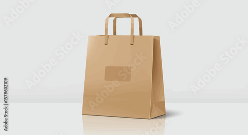 Outline and Solid Shopping Bag Icon Comparison