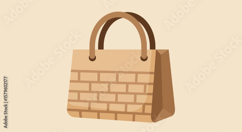 Outline and Solid Shopping Bag Icon Comparison