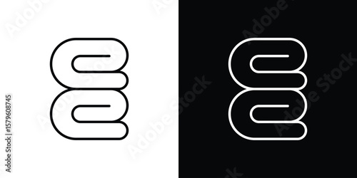 blanket icon vector symbols pack in black and white lines