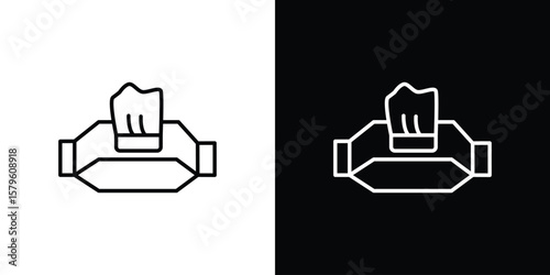 baby wipe icon vector symbols pack in black and white lines