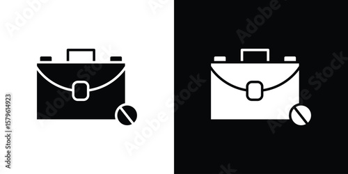 Unemployment icon collection. Flat illustration of vector icon
