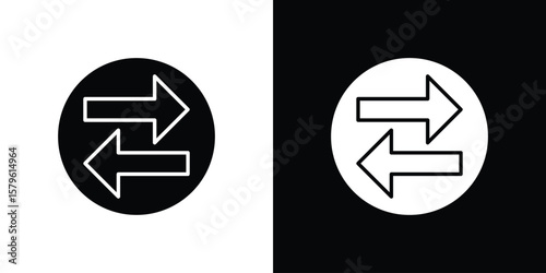 Transfer icon collection. Flat illustration of vector icon