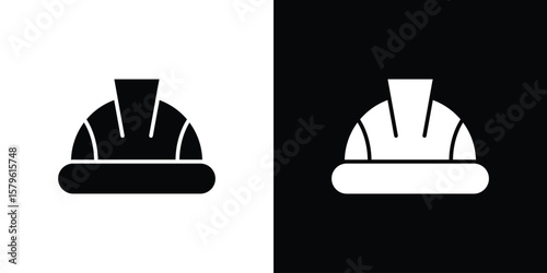 Safety helmet icon collection. Flat illustration of vector icon