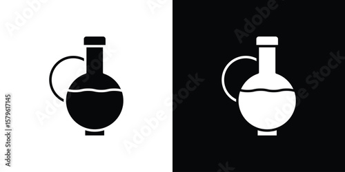 Massage oil icon collection. Flat illustration of vector icon