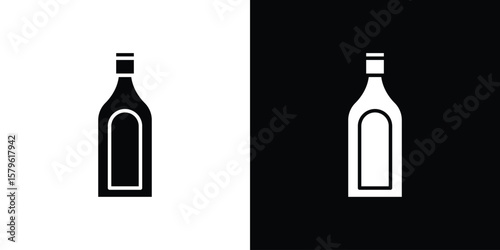 Gin icon collection. Flat illustration of vector icon