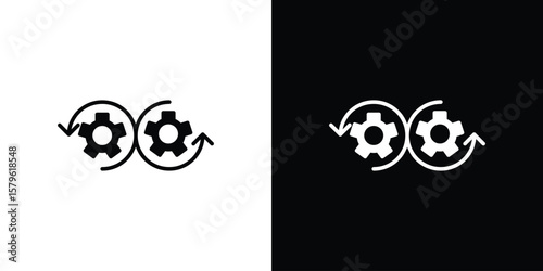 Devops icon collection. Flat illustration of vector icon