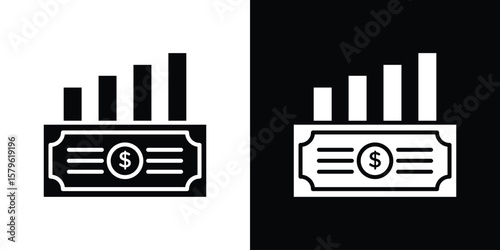 capital gain icon collection. Flat illustration of vector icon