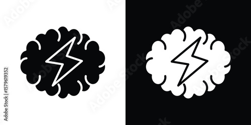 Brainstorm icon collection. Flat illustration of vector icon