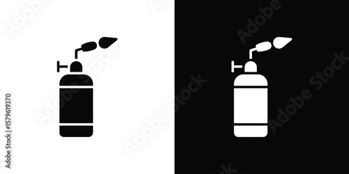 Blowtorch icon collection. Flat illustration of vector icon