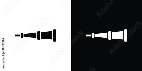 Boat Telescope icon collection. Flat illustration of vector icon