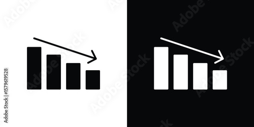 Attrition icon collection. Flat illustration of vector icon