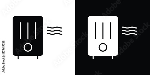 Air purifier icon collection. Flat illustration of vector icon