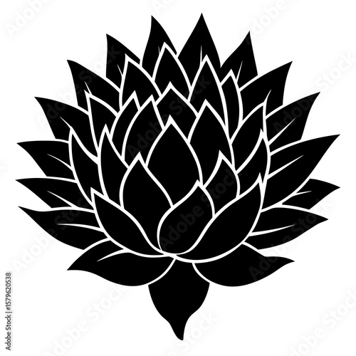 Artichoke vector, a modern artichoke art design, a black vector of an artichoke, a simple artichoke art, an artichoke isolated