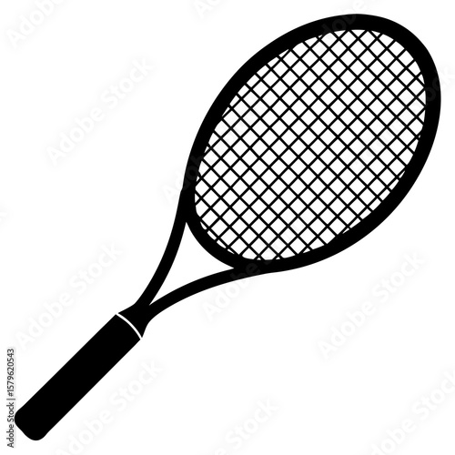 Tennis racket vector, a modern tennis racket art design, a black vector of a tennis racket, a simple tennis racket art, a tennis racket isolated