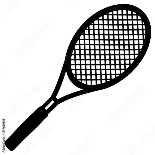 Tennis racket vector, a modern tennis racket art design, a black vector of a tennis racket, a simple tennis racket art, a tennis racket isolated