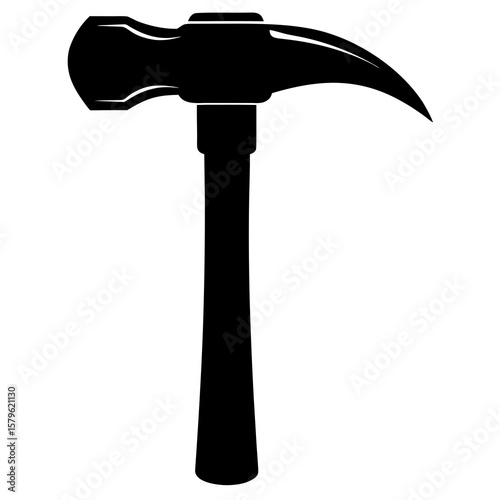 Hammer vector, a modern hammer art design, black vector of a hammer, simple hammer art, a hammer isolated