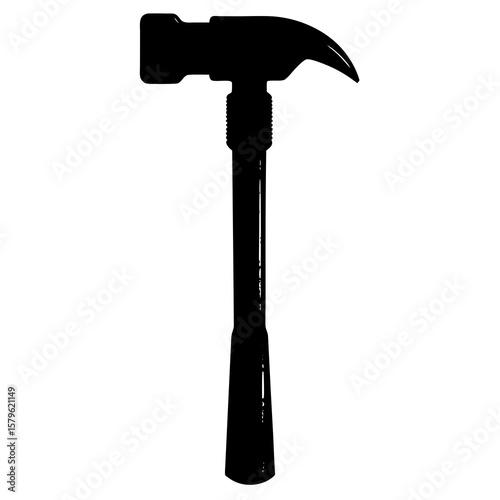 Hammer vector, a modern hammer art design, black vector of a hammer, simple hammer art, a hammer isolated