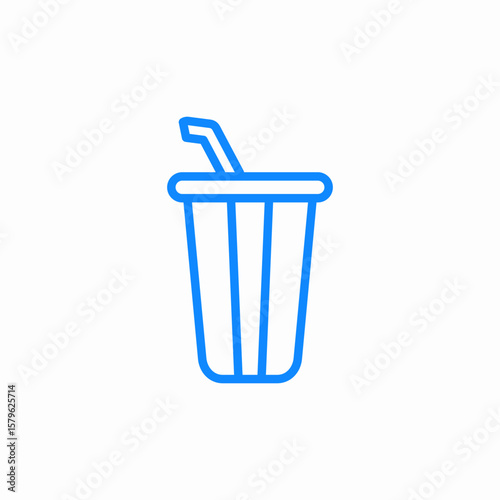 trash can icon sign vector