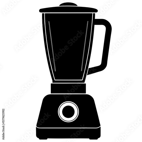 Kitchen blender vector, a kitchen blender art design, vector of a blender, simple blender art, a simple blender isolated