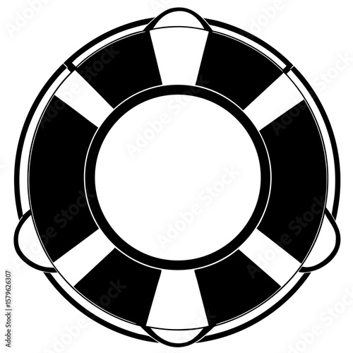 Lifebuoy vector, a lifebuoy art design, vector of a lifebuoy, simple lifebuoy art, a simple lifebuoy isolated