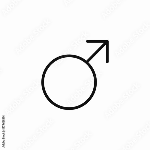 male symbol icon sign vector