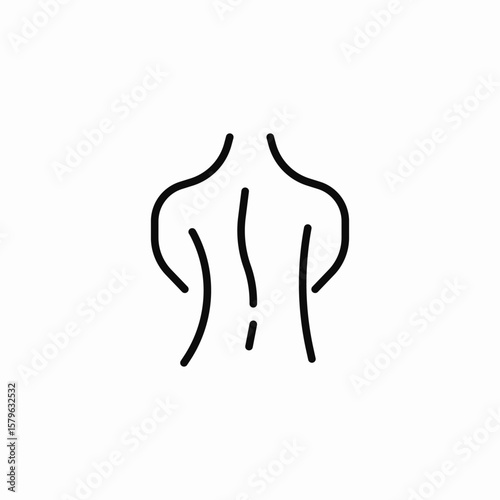 body shape human icon sign vector