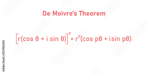 De Moivre's Theorem in Mathematics.