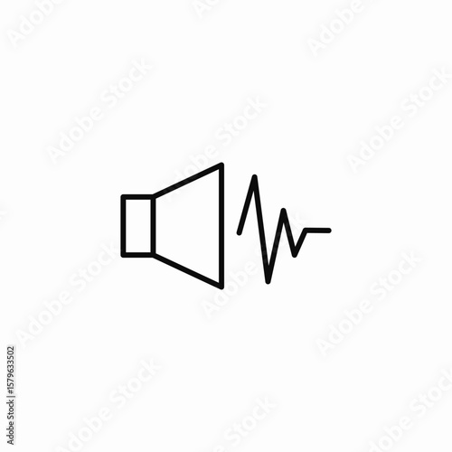 sound vibes music icon sign vector