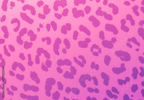Seamless Pink Leopard Print Pattern