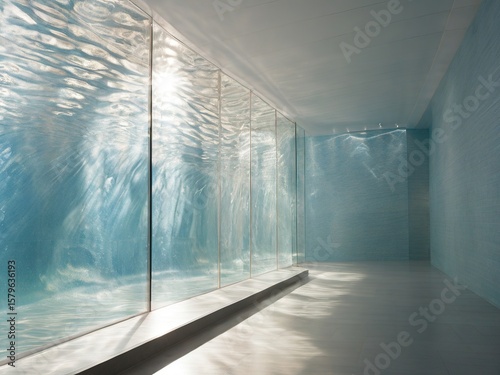 interior of a modern building