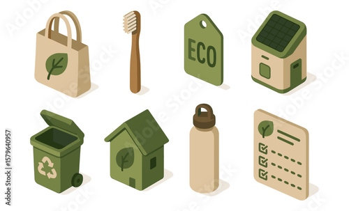 Sustainable eco-friendly products and practices for green living and environmental conservation