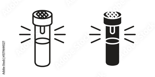 Solar Garden Light lamp icon vector modern flat and stroke designs