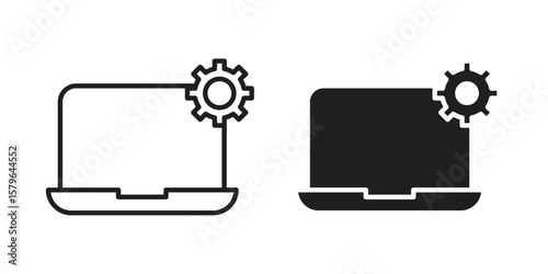 Software Engineering icon vector modern flat and stroke designs