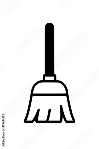 illustration of a broom