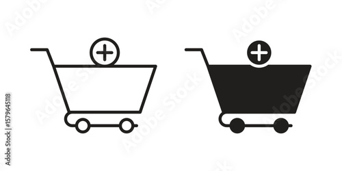 Procurement icon vector modern flat and stroke designs