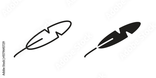 Light weight icon vector modern flat and stroke designs