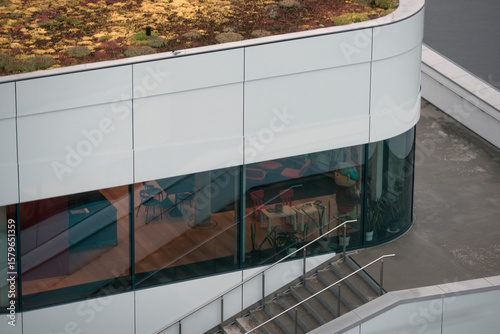 modern office building, umeå,sverige, norrland,sweden,summer