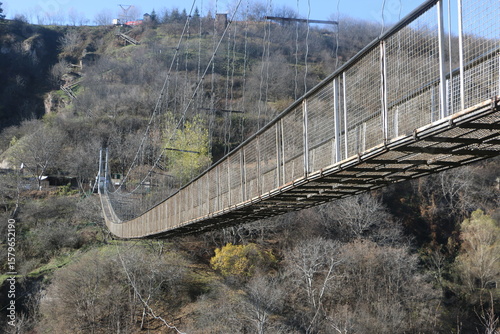 suspension bridge in khndzoresk in armenia